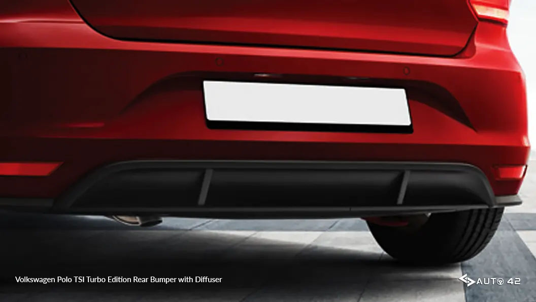 Volkswagen Polo TSI Turbo Edition Rear Bumper with Diffuser