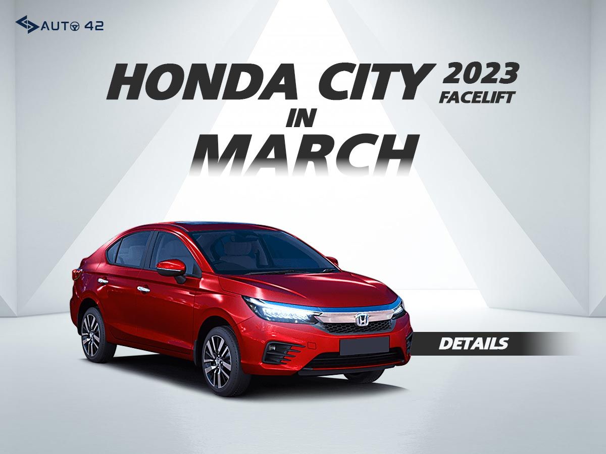 Honda City 2023 Facelift In March - Details