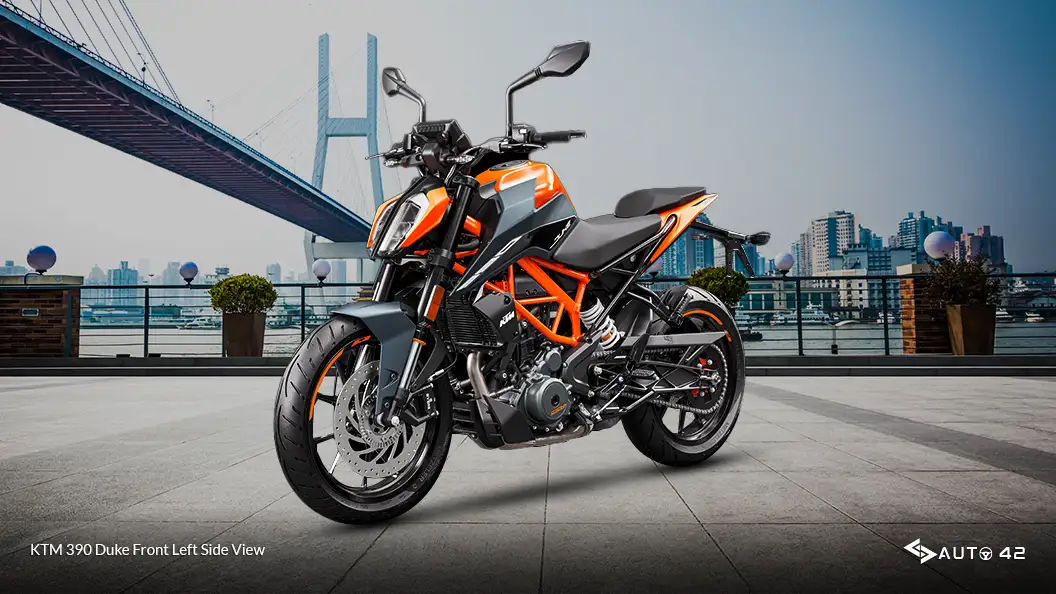 KTM 390 Duke Front Left Side View