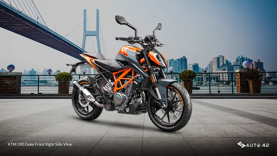 KTM 390 Duke Front Right Side View