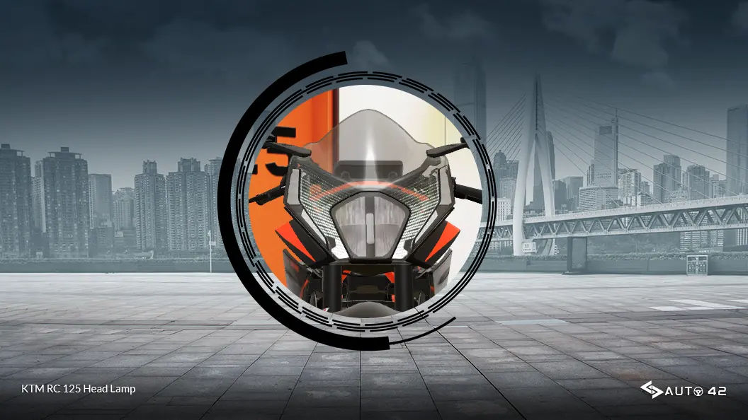 KTM RC 125 Head Lamp