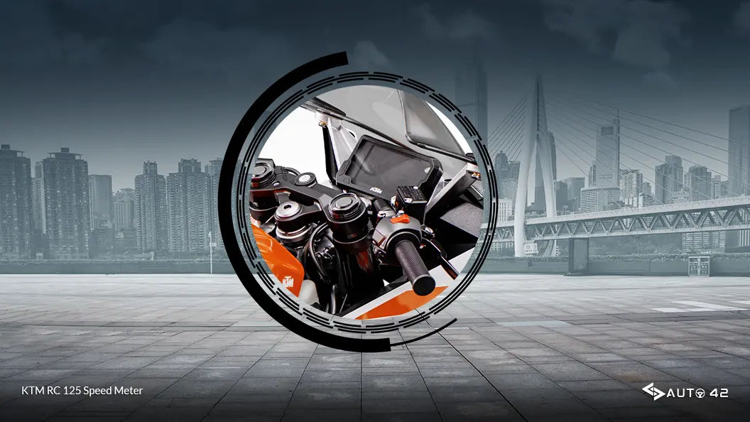 KTM RC 125 Speed Meter