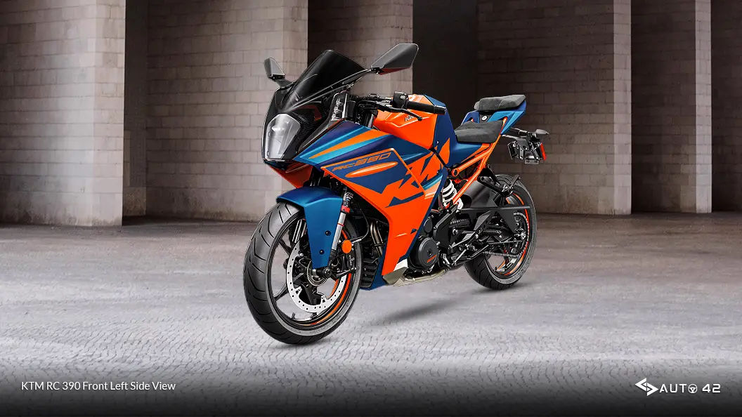 KTM RC 390 Front Left Side View