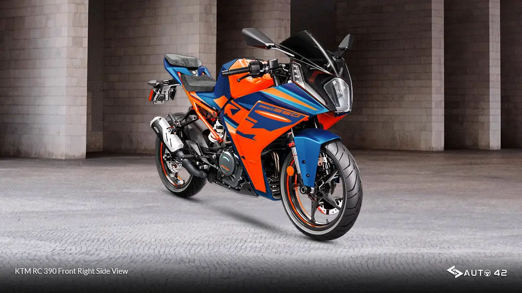 KTM RC 390 Front Right Side View