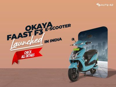 Okaya Faast F3 E-Scooter Launched In India - Check All Details