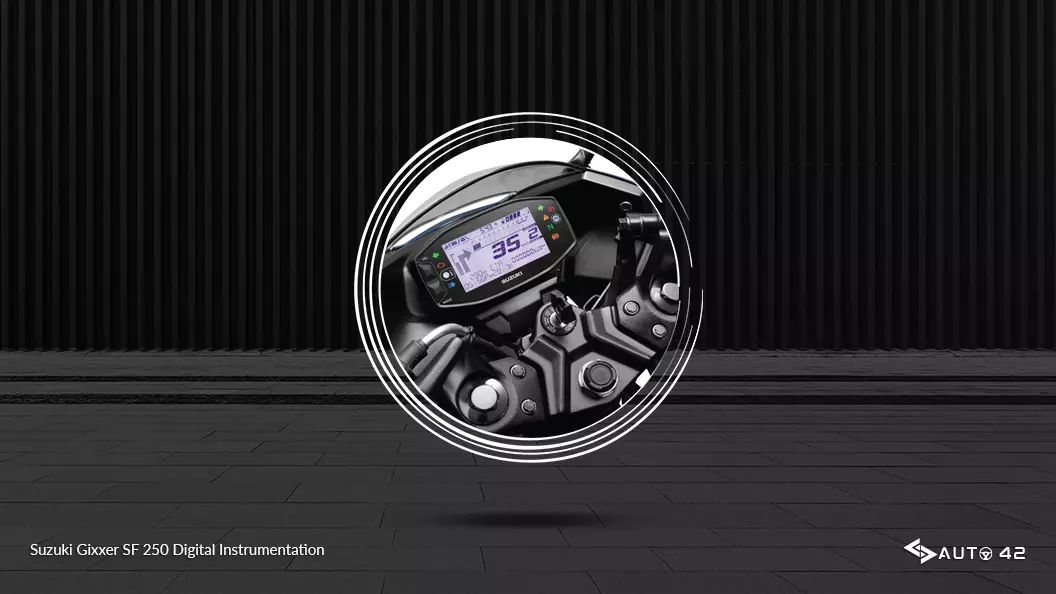 Suzuki Gixxer SF 250 Digital Instrumentation