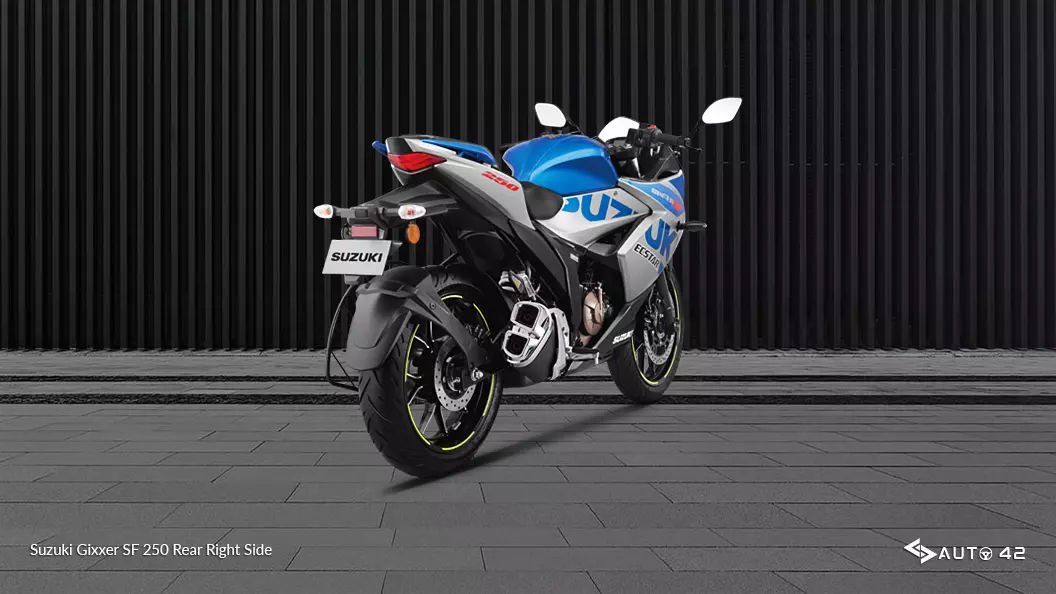 Suzuki Gixxer SF 250 Rear Right Side