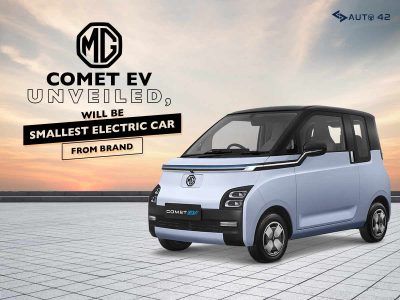 MG Comet EV Unveiled, Will Be Smallest Electric Car From Brand