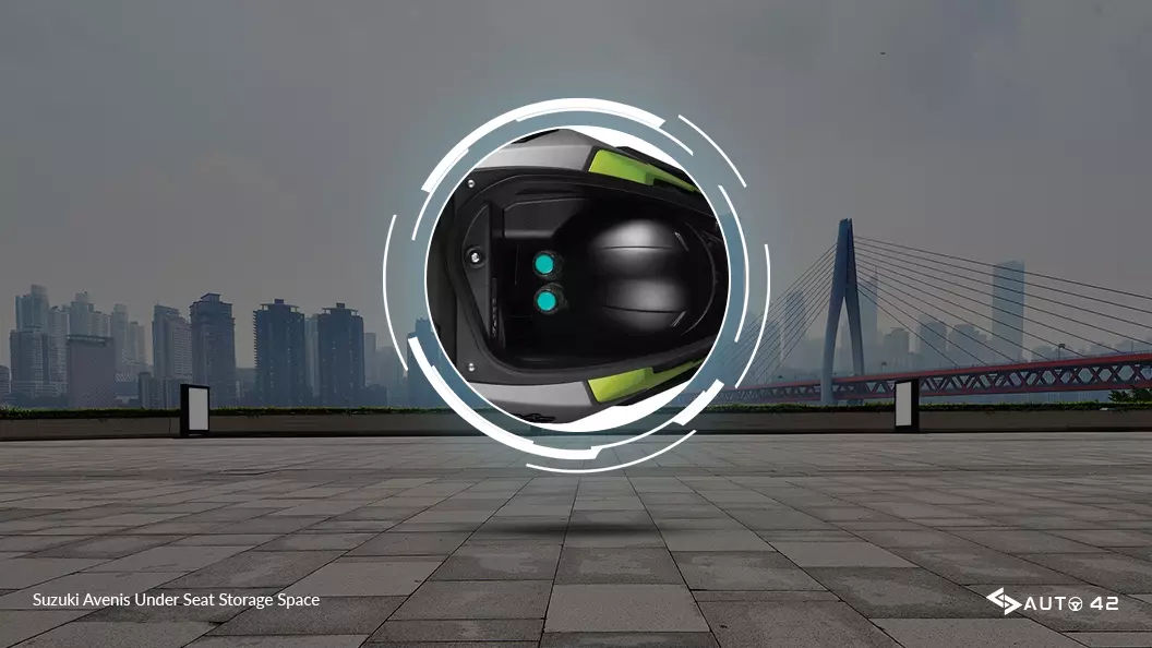 Suzuki Avenis Under Seat Storage Space