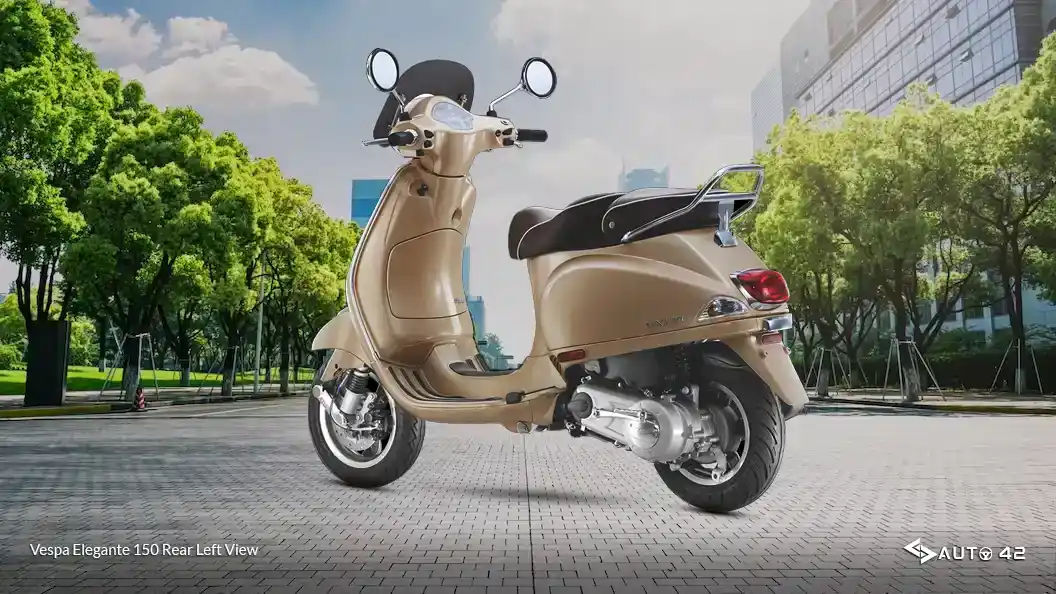 Vespa Elegante 150 Rear Left View