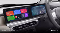MG Comet EV Floating Twin Display