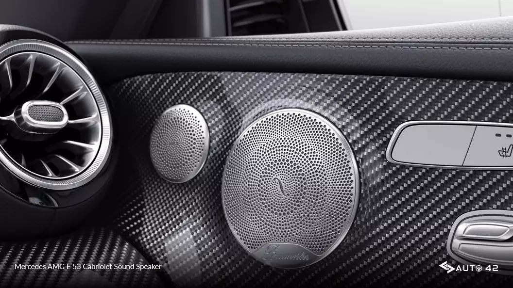 Mercedes AMG E 53 Cabriolet Sound Speaker