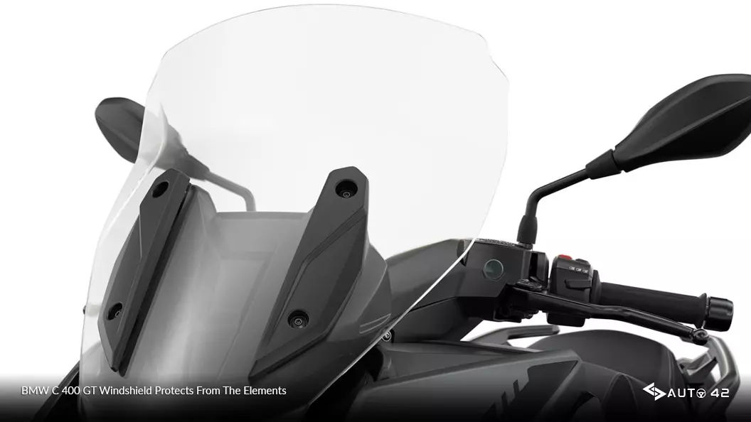 BMW C 400 GT Windshield Protects From The Elements