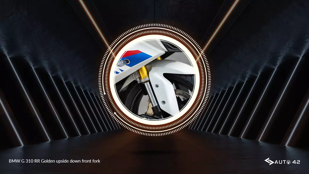 BMW G 310 RR Golden upside down front fork