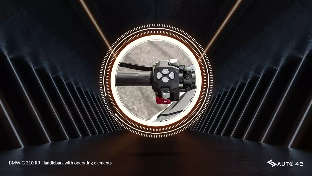 BMW G 310 RR Handlebars with operating elements
