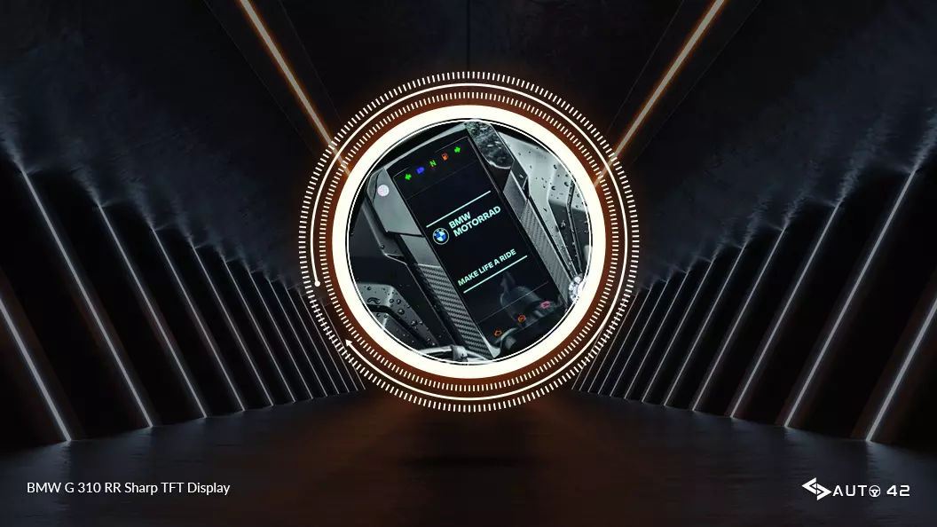 BMW G 310 RR Sharp TFT Display