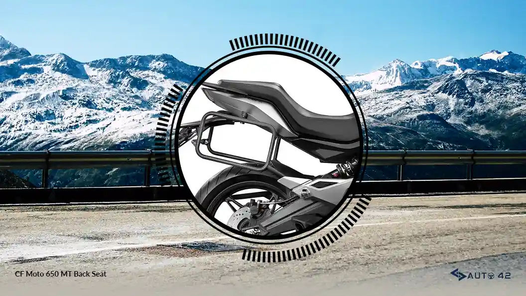 CF Moto 650 MT Back Seat