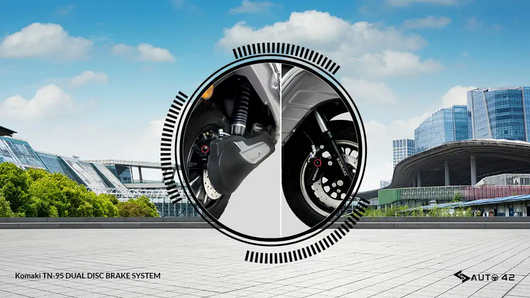 Komaki TN-95 DUAL DISC BRAKE SYSTEM