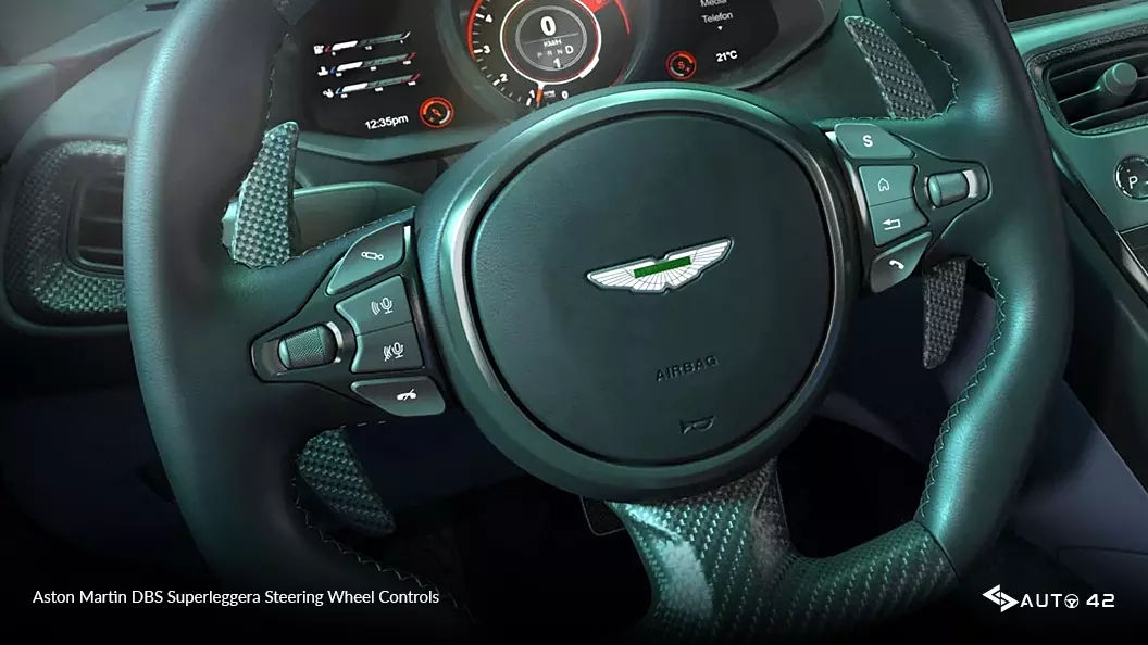 Aston Martin DBS Superleggera Steering Wheel Controls