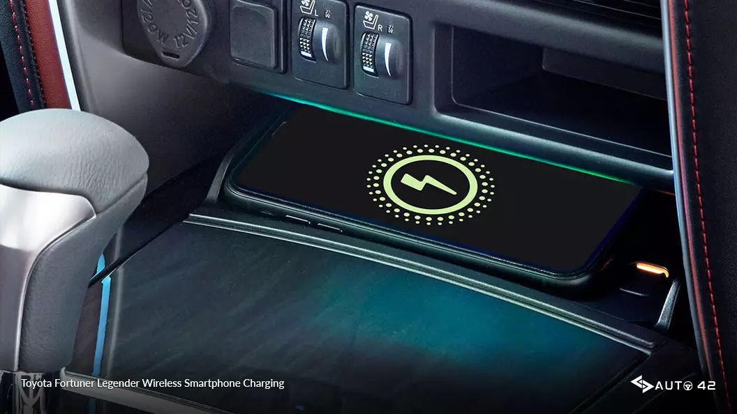 Toyota Fortuner Legender Wireless Smartphone Charging