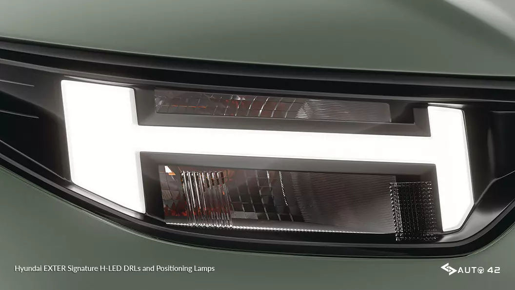 Hyundai EXTER Signature H-LED DRLs and Positioning Lamps