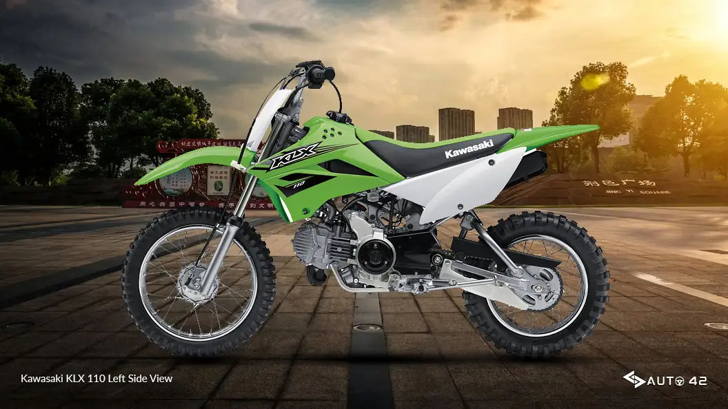Kawasaki KLX 110 Left Side View