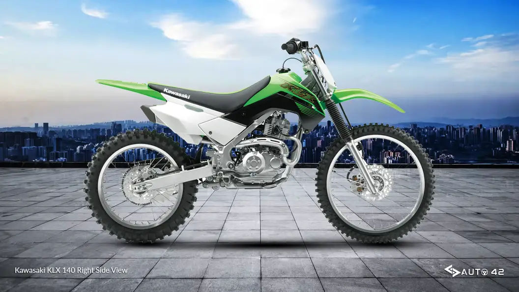 Kawasaki KLX 140 Right Side View