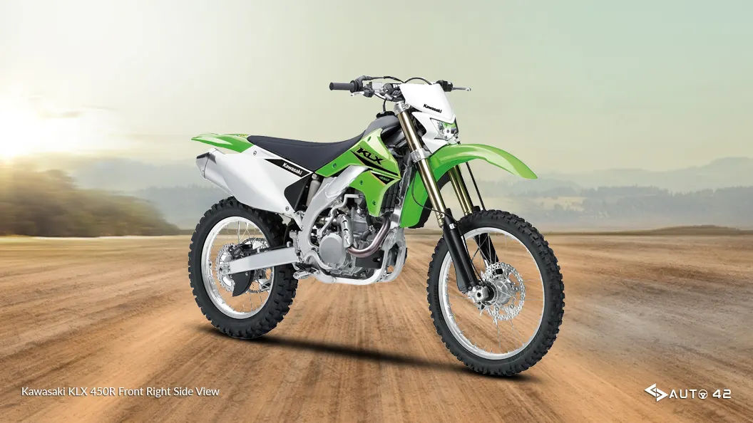 Kawasaki KLX 450R Front Right Side View