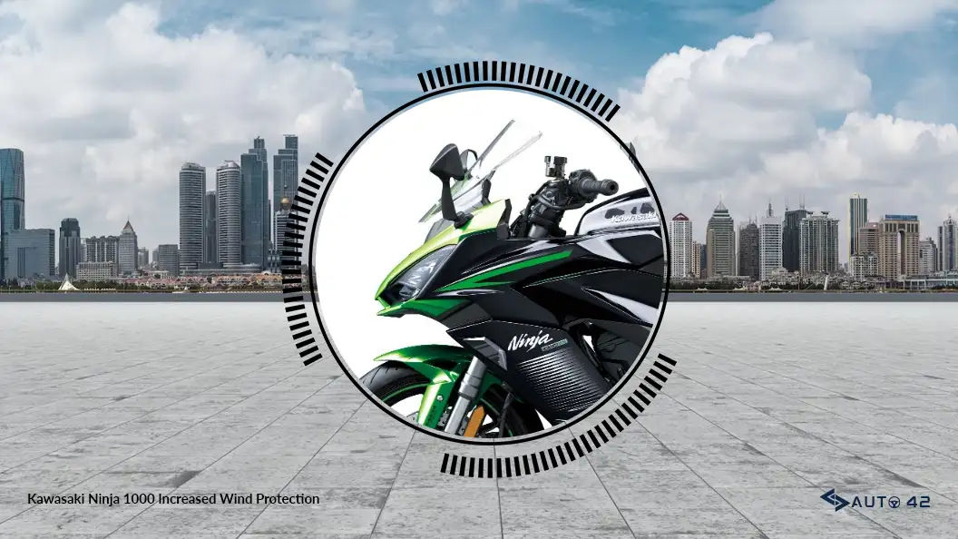 Kawasaki Ninja 1000 Increased Wind Protection