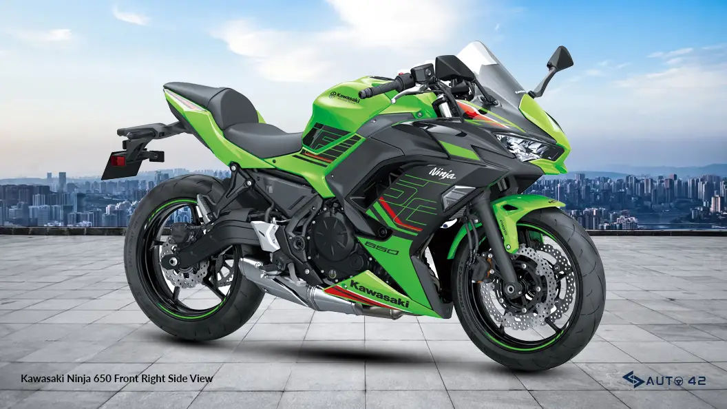 Kawasaki Ninja 650 Front Right Side View
