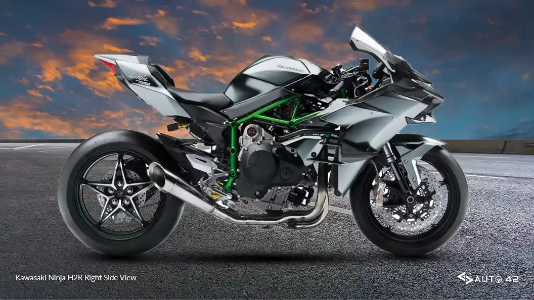 Kawasaki Ninja H2R Right Side View