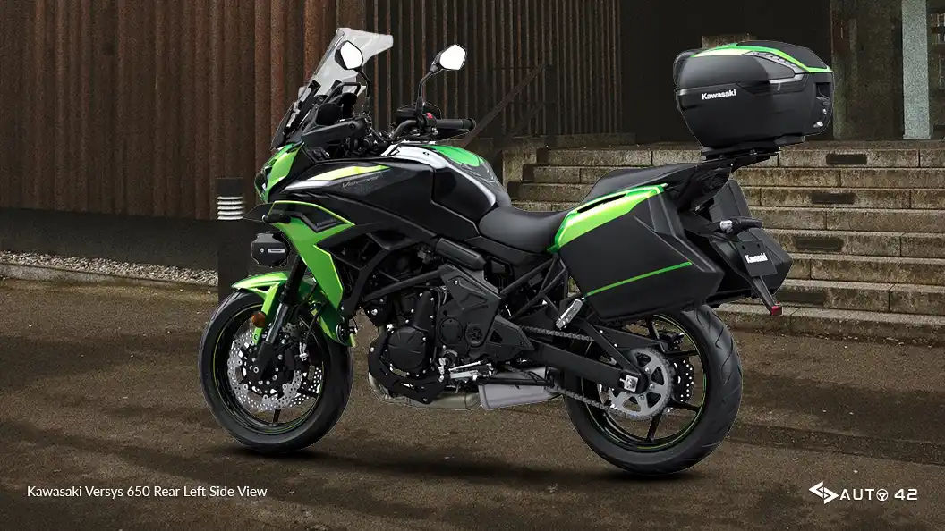 Kawasaki Versys 650 Rear Left Side View