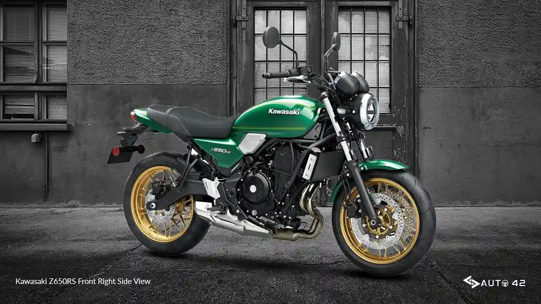 Kawasaki Z650RS Front Right Side View