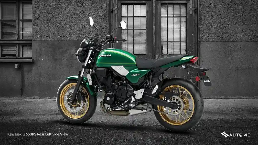 Kawasaki Z650RS Rear Left Side View
