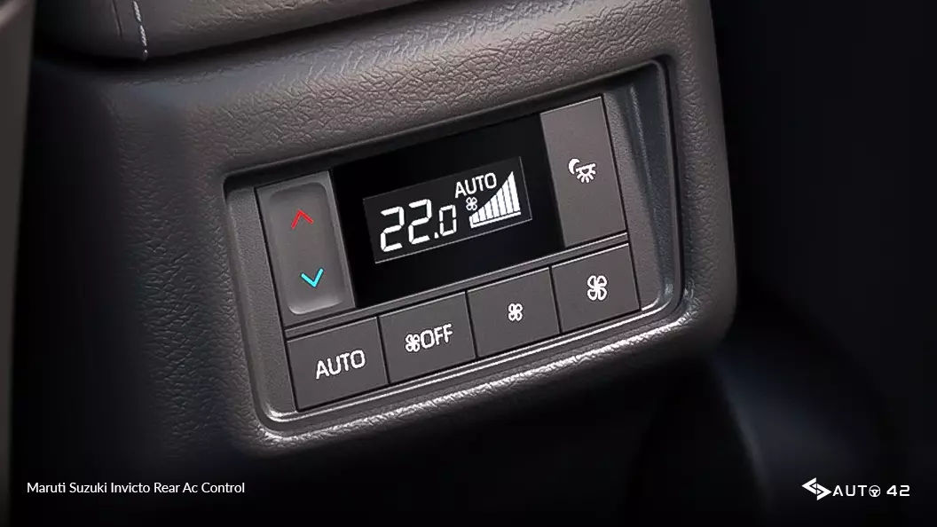 Maruti Suzuki Invicto Rear Ac Control