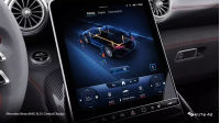 Mercedes Benz AMG SL55 Central Display